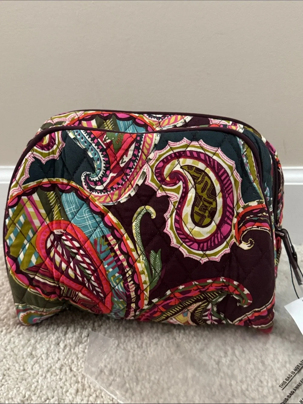 Vera Bradley Heirloom paisley cosmetic bag - NWT